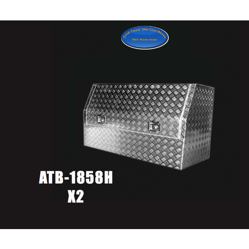 3/4 Open Door 1800x530x820 Aluminium Tool Box